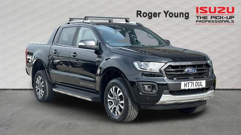 Used 2022 Ford Ranger Wildtrak Ecoblue 4 Black at Roger Young