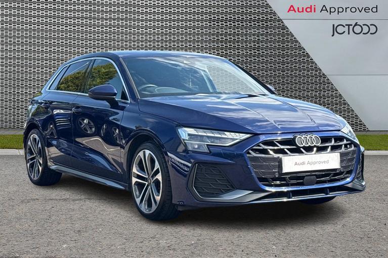 Used 2024 AUDI A3 Sportback S line 30 TFSI 116 PS 6-speed Navarra Blue at JCT600