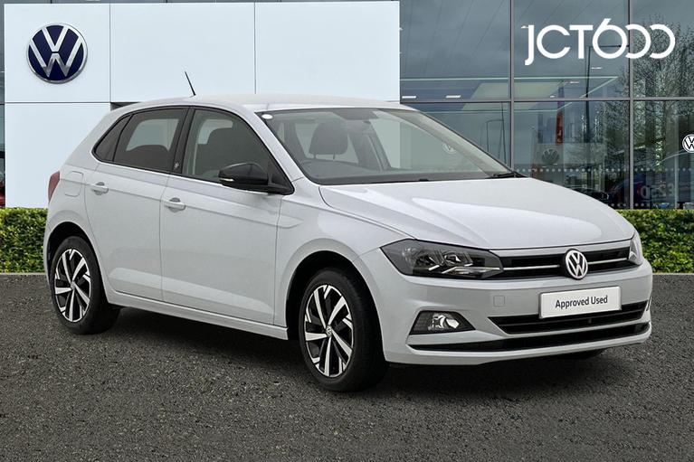 Used 2020 VOLKSWAGEN Polo 1.0 TSI GPF beats Hatchback 5dr Petrol Manual Euro 6 (s/s) (95 ps) White Silver at JCT600