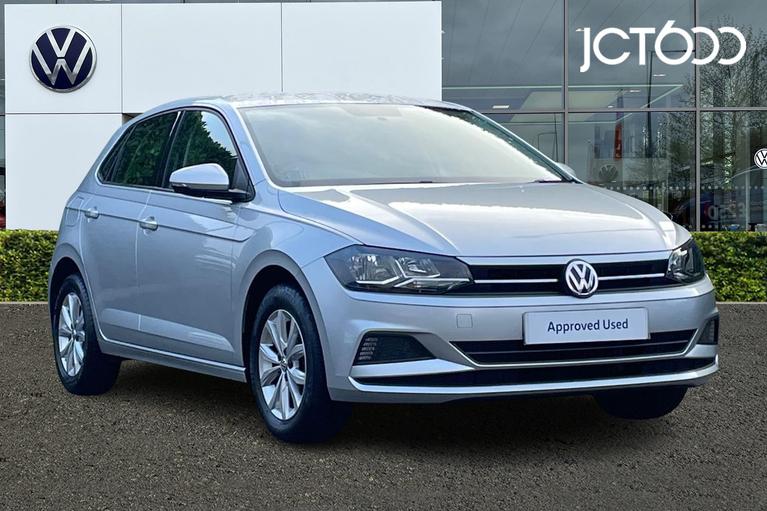 Used 2018 VOLKSWAGEN Polo 1.0 TSI SE Hatchback 5dr Petrol Manual Euro 6 (s/s) (95 ps) Silver at JCT600