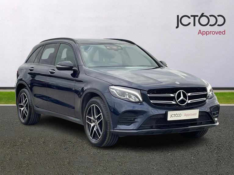 Used 2018 MERCEDES-BENZ Glc 2.1 GLC250d AMG Line (Premium Plus) SUV 5dr Diesel G-Tronic+ 4MATIC Euro 6 (s/s) (204 ps) Blue at JCT600