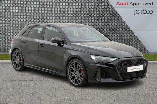 AUDI RS3 2.5 TFSI Carbon Black Sportback 5dr Petrol S Tronic quattro Euro 6 (s/s) (400 ps)