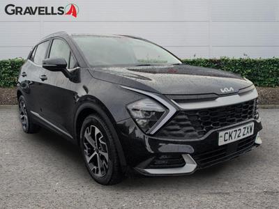Used 2022 Kia SPORTAGE 1.6 T-GDi 3 SUV 5dr Petrol Manual Euro 6 (s/s) (148 bhp) PHANTOM BLACK at Gravells