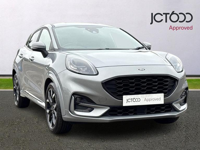 Used 2022 FORD Puma 1.0T EcoBoost MHEV ST-Line X SUV 5dr Petrol Hybrid Manual Euro 6 (s/s) (125 ps) Silver at JCT600