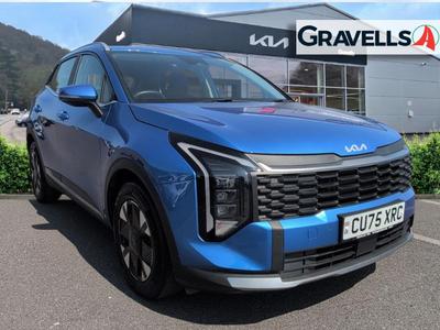 Used 2025 Kia SPORTAGE 1.6 T-GDi Pure SUV 5dr Petrol Manual Euro 6 (s/s) (147 bhp) Blue at Gravells