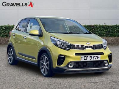 Used 2019 Kia PICANTO 1.25 X-Line S Hatchback 5dr Petrol Manual Euro 6 (83 bhp) Lime Light at Gravells