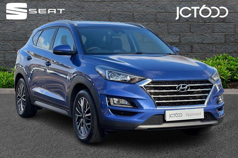 Used 2019 HYUNDAI Tucson 1.6 T-GDi Premium SUV 5dr Petrol Manual Euro 6 (s/s) (177 ps) Blue at JCT600