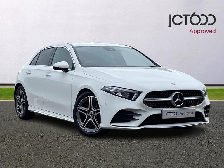 Used 2020 MERCEDES-BENZ A Class 1.5 A180d AMG Line (Executive) Hatchback 5dr Diesel 7G-DCT Euro 6 (s/s) (116 ps) White at JCT600