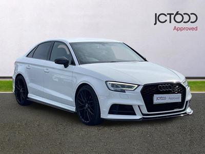 2019 Audi S3 2.0 TFSI Black Edition Saloon 4dr Petrol S Tronic quattro Euro 6 (s/s) (300 ps) at JCT600