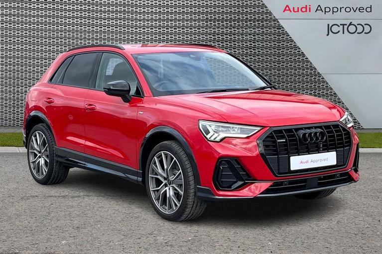 Used 2026 AUDI Q3 2.0 TFSI 40 Black Edition SUV 5dr Petrol S Tronic quattro Euro 6 (s/s) (190 ps) Red at JCT600