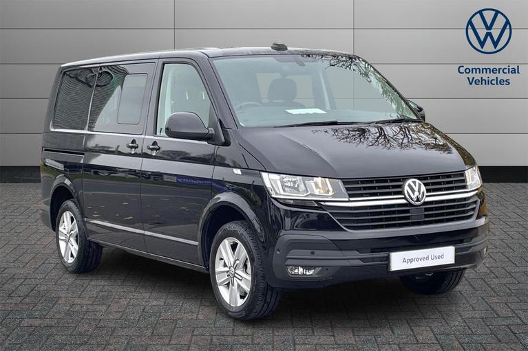 Used 2023 Volkswagen Transporter T32 Highline SWB 150 PS 2.0 TDI 6sp Manual Kombi Van Deep Black at JCT600