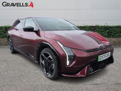 Used 2025 Kia EV4 81.4kWh GT-Line Hatchback 5dr Electric Auto (201 bhp) MAGMA RED at Gravells