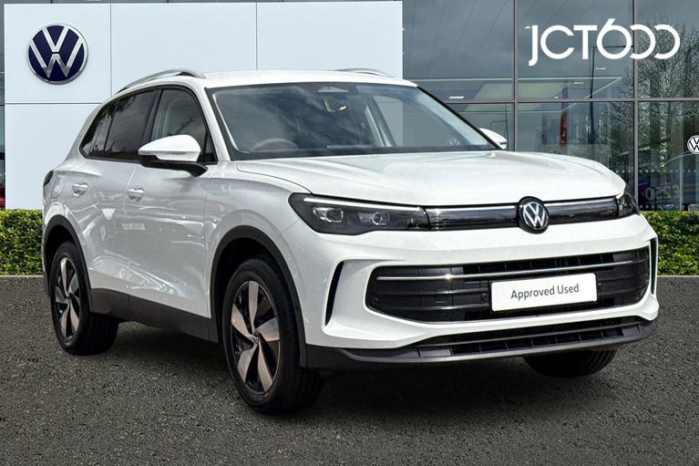 Used 2026 VOLKSWAGEN Tiguan 1.5 eTSI MHEV Match SUV 5dr Petrol Hybrid DSG Euro 6 (s/s) (150 ps) White at JCT600