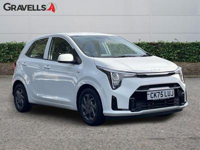 Used 2025 Kia PICANTO 1.0 Pure Hatchback 5dr Petrol AMT Euro 6 (s/s) (67 bhp) White at Gravells