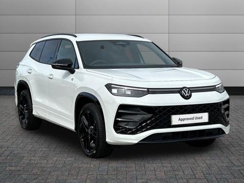 Used 2026 Volkswagen Tayron 1.5 eTSI MHEV R-Line DSG Euro 6 (s/s) 5dr White at Sinclair Volkswagen