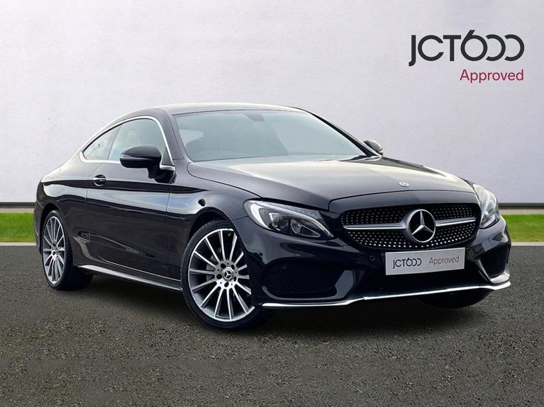 Used 2018 MERCEDES-BENZ C Class 2.1 C220d AMG Line Coupe 2dr Diesel G-Tronic+ Euro 6 (s/s) (170 ps) Black at JCT600