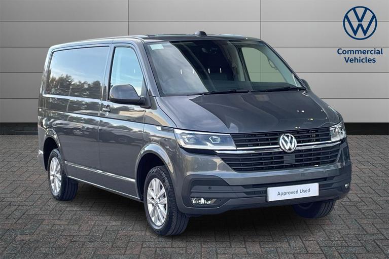 Used 2024 Volkswagen Transporter T28 Highline SWB 150 PS 2.0 TDI 6sp Manual Panel Van Indium Grey at JCT600