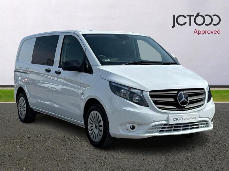 Used 2023 MERCEDES-BENZ Vito L1  RWD 116CDI Progressive Crew Van 9G-Tronic White at JCT600