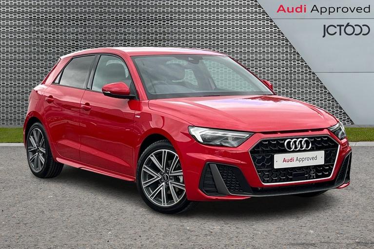 Used 2024 AUDI A1 1.0 TFSI 30 S line Sportback 5dr Petrol Manual Euro 6 (s/s) (116 ps) Red at JCT600