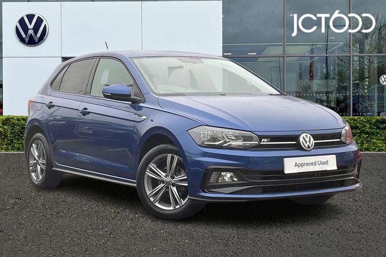 Used 2020 VOLKSWAGEN Polo R-Line 1.0 TSI 95PS 5-speed Manual 5 Door Reef Blue at JCT600