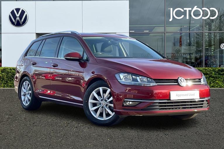 Used 2019 VOLKSWAGEN Golf GT Estate 1.5 TSI 150PS 6-speed Manual 5 Door Cranberry Red at JCT600