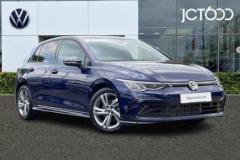 Used 2024 VOLKSWAGEN Golf R Line 1.5 eTSI 150PS 7 speed DSG 5 Door Atlantic Blue at JCT600