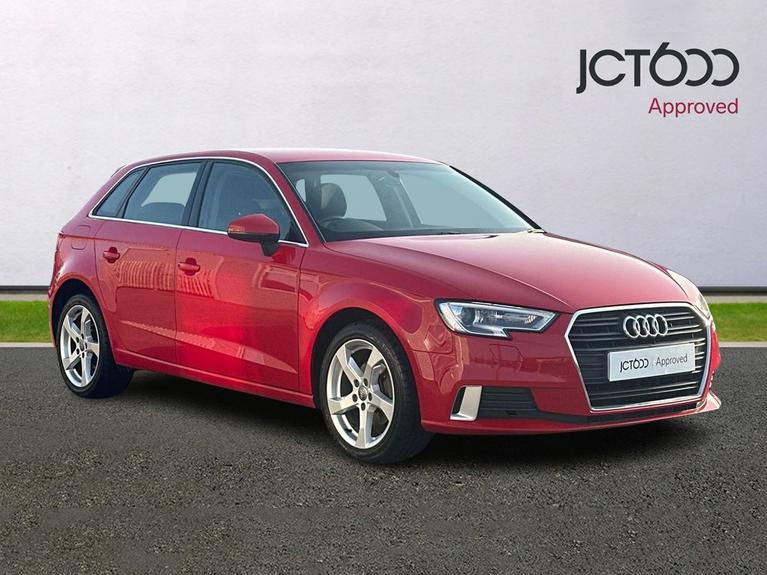 Used 2018 AUDI A3 1.5 TFSI CoD Sport Sportback 5dr Petrol Manual Euro 6 (s/s) (150 ps) Red at JCT600