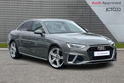 2024 AUDI A4 2.0 TFSI 40 S line Saloon 4dr Petrol S Tronic Euro 6 (s/s) (204 ps) at JCT600