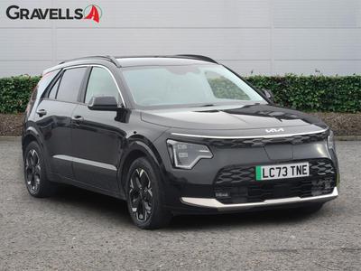 Used 2023 Kia NIRO 64.8kWh 3 SUV 5dr Electric Auto (201 bhp) Black at Gravells