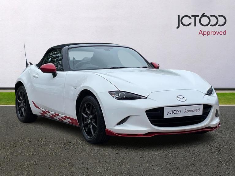 Used 2017 MAZDA MX-5 1.5 SKYACTIV-G Icon Convertible 2dr Petrol Manual Euro 6 (131 ps) White at JCT600