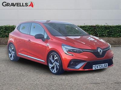 Used 2023 Renault CLIO 1.0 TCe RS Line Hatchback 5dr Petrol Manual Euro 6 (s/s) (90 ps) valencia orange at Gravells