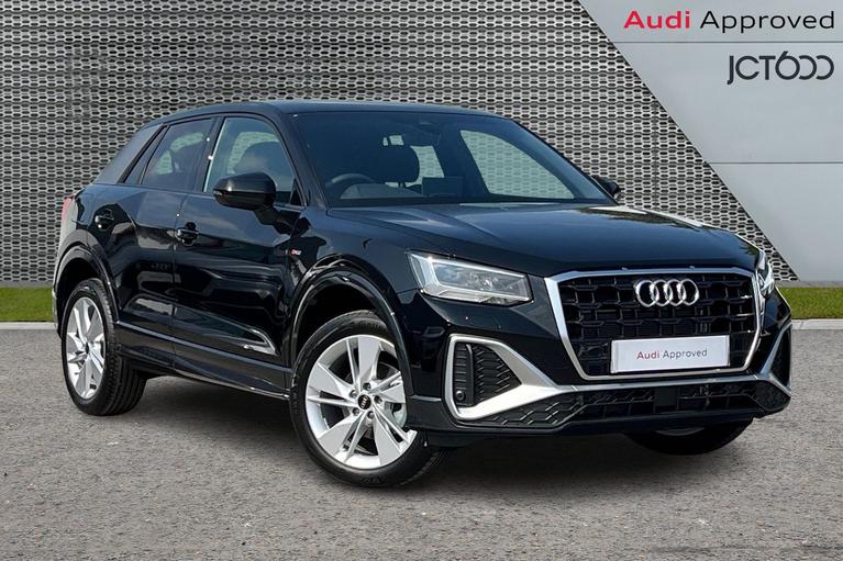 Used 2024 AUDI Q2 1.5 TFSI CoD 35 S line SUV 5dr Petrol Manual Euro 6 (s/s) (150 ps) Black at JCT600