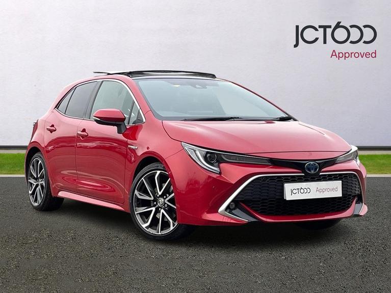 Used 2020 TOYOTA Corolla 2.0 VVT-h Excel Hatchback 5dr Petrol Hybrid CVT Euro 6 (s/s) (184 ps) Red at JCT600