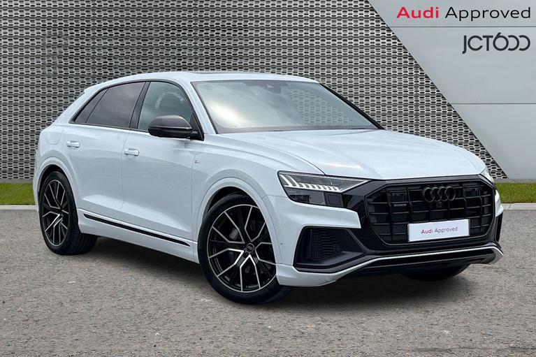 Used 2024 Audi Q8 3.0 TFSI V6 55 Vorsprung SUV 5dr Petrol Tiptronic quattro Euro 6 (s/s) (340 ps) Glacier white, metallic at JCT600