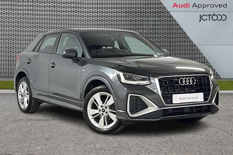 Used 2025 AUDI Q2 1.0 TFSI 30 S line SUV 5dr Petrol Manual Euro 6 (s/s) (116 ps) Grey at JCT600