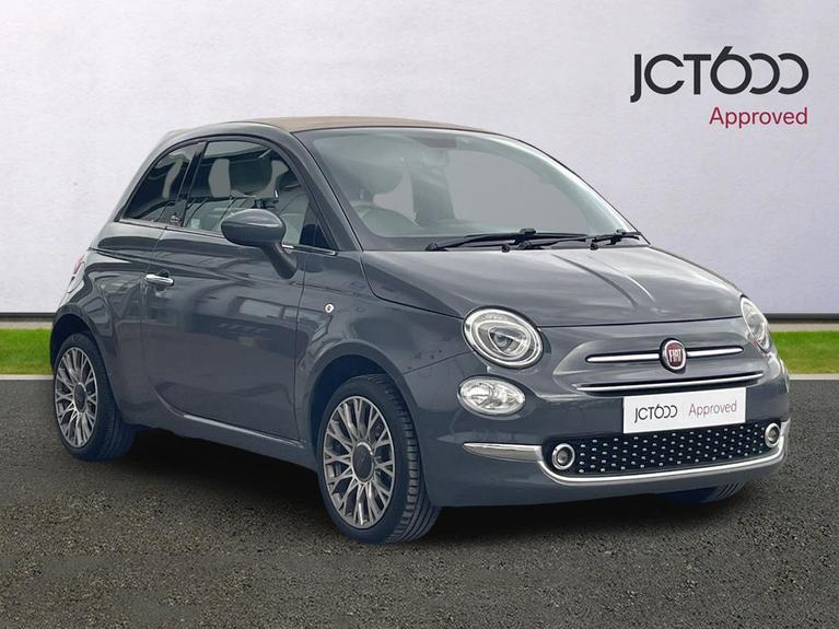 Used 2020 FIAT 500C 1.0 MHEV Star Convertible 2dr Petrol Manual Euro 6 (s/s) (70 bhp) Grey at JCT600