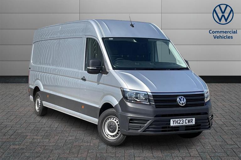 Used 2023 VOLKSWAGEN Crafter CR35 LWB 140PS Trendline Van *AIR CON*APP CONNECT* Reflex Silver at JCT600