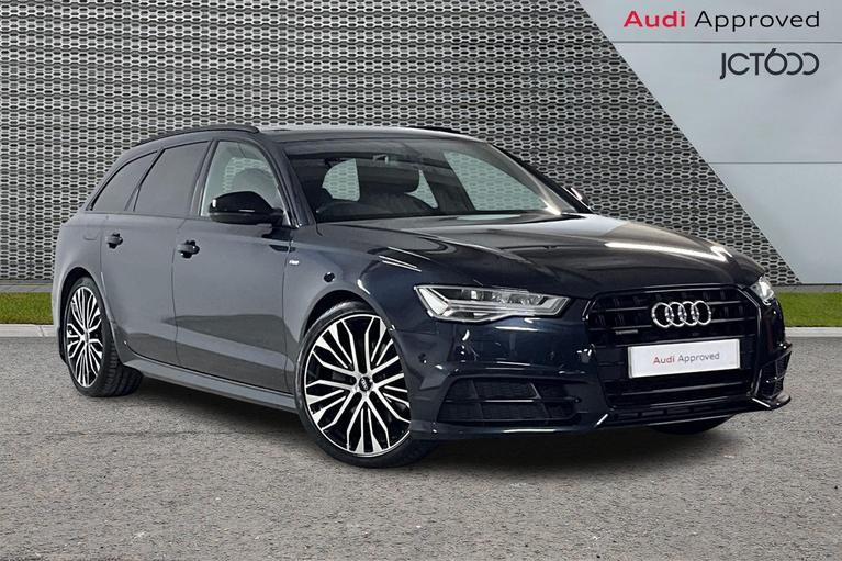 Used 2019 AUDI A6 Avant 3.0 TDI V6 Black Edition Estate 5dr Diesel S Tronic quattro Euro 6 (s/s) (272 ps) Blue at JCT600