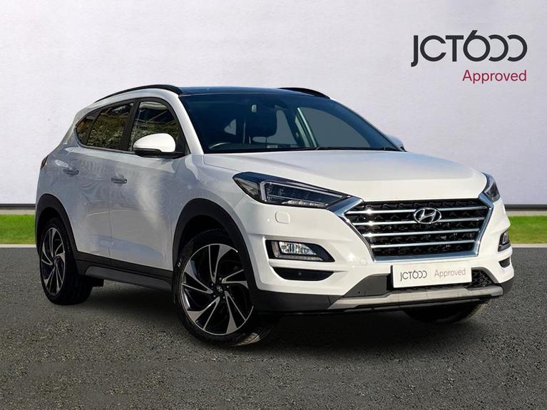 Used 2019 HYUNDAI Tucson 1.6 CRDi Premium SE SUV 5dr Diesel DCT Euro 6 (s/s) (136 ps) White at JCT600