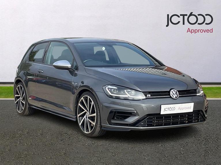 Used 2017 VOLKSWAGEN Golf 2.0 TSI BlueMotion Tech R Hatchback 3dr Petrol DSG 4Motion Euro 6 (s/s) (310 ps) Grey at JCT600