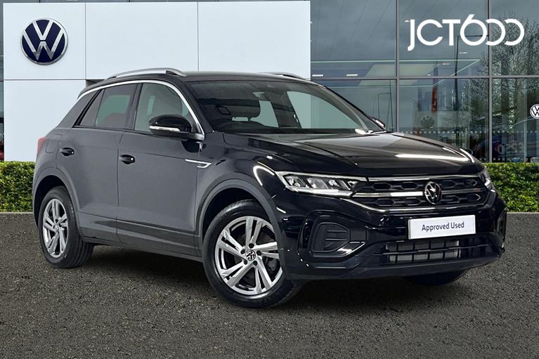 Used 2024 VOLKSWAGEN T-Roc R-Line 1.5 TSI 150PS 7-speed DSG 5 Door Deep Black at JCT600