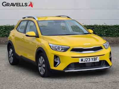 Used 2023 Kia STONIC 1.0 T-GDi 2 SUV 5dr Petrol Manual Euro 6 (s/s) (99 bhp) Yellow at Gravells