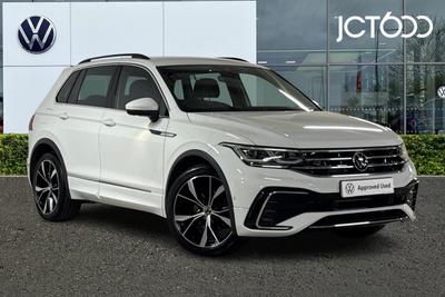 2021 VOLKSWAGEN Tiguan 1.5 TSI R-Line SUV 5dr Petrol DSG Euro 6 (s/s) (150 ps) at JCT600