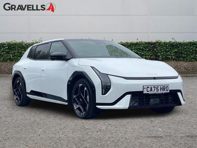 Used 2025 Kia EV4 81.4kWh GT-Line S Hatchback 5dr Electric Auto (201 bhp) fusion white at Gravells