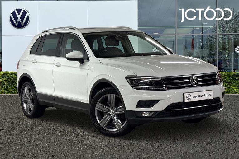 Used 2019 VOLKSWAGEN Tiguan 2.0 TSi 190 4Motion SEL 5dr DSG White at JCT600