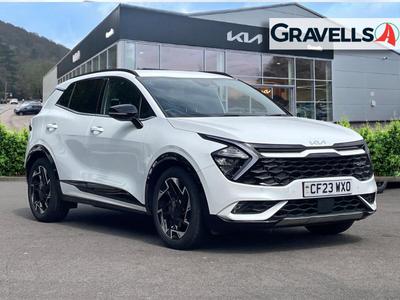 Used 2023 Kia SPORTAGE 1.6 T-GDi GT-Line SUV 5dr Petrol Manual Euro 6 (s/s) (148 bhp) fusion white at Gravells