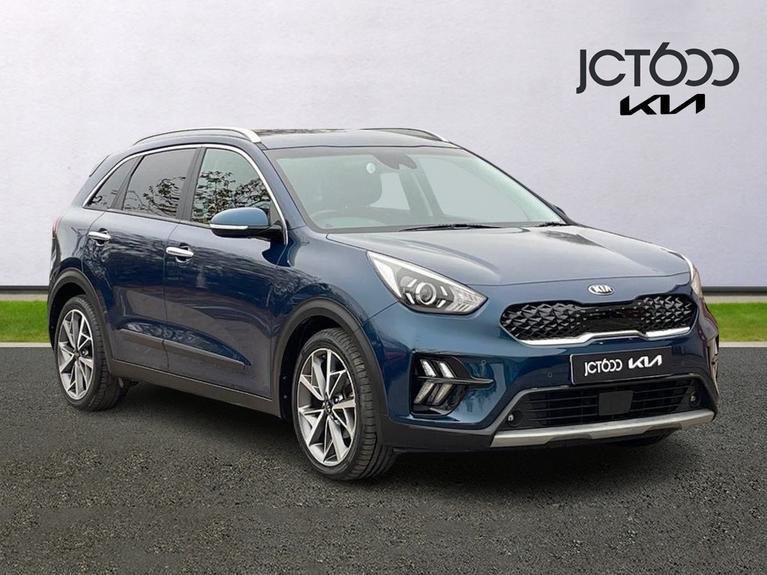 Used 2019 KIA Niro 1.6 GDi 3 SUV 5dr Petrol Hybrid DCT Euro 6 (s/s) (139 bhp) Blue at JCT600