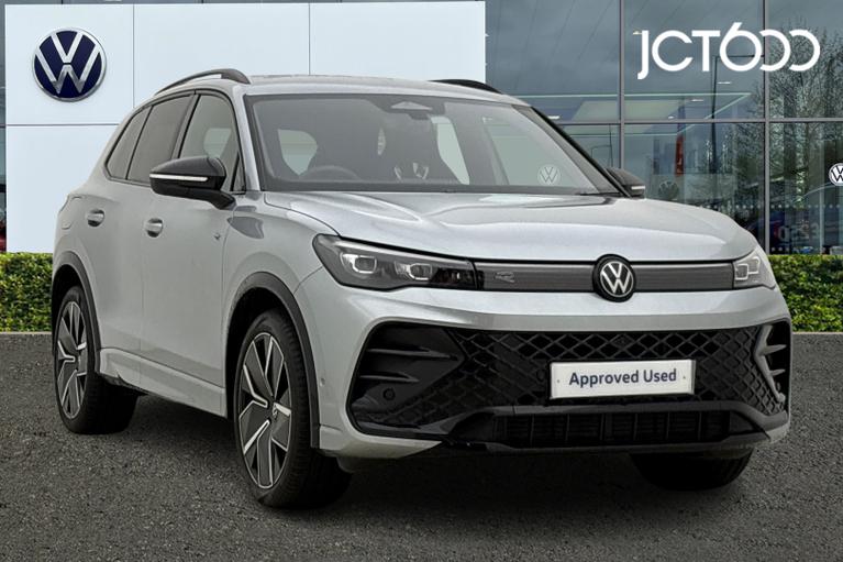 Used 2026 VOLKSWAGEN Tiguan 1.5 eTSI MHEV R-Line SUV 5dr Petrol Hybrid DSG Euro 6 (s/s) (150 ps) Silver at JCT600