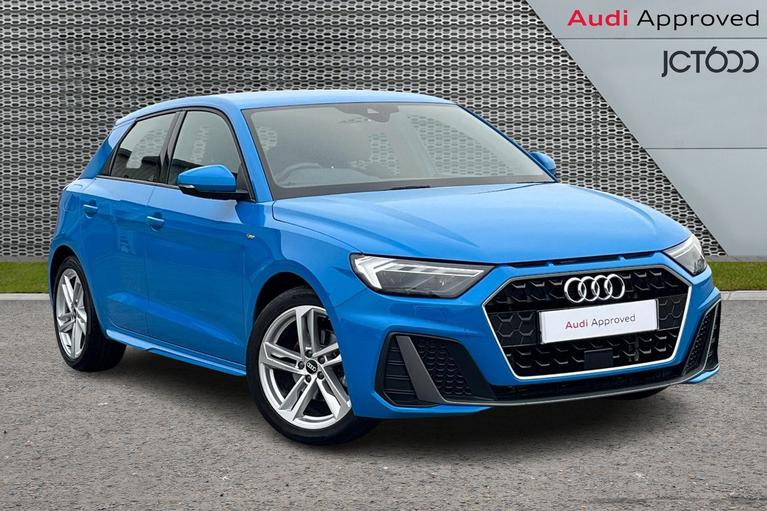 Used 2021 AUDI A1 portback S line 30 TFSI 110 PS S tronic Turbo blue at JCT600