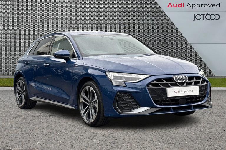 Used 2026 AUDI A3 Sportback S line TFSI 150 PS S tronic Ascari Blue at JCT600